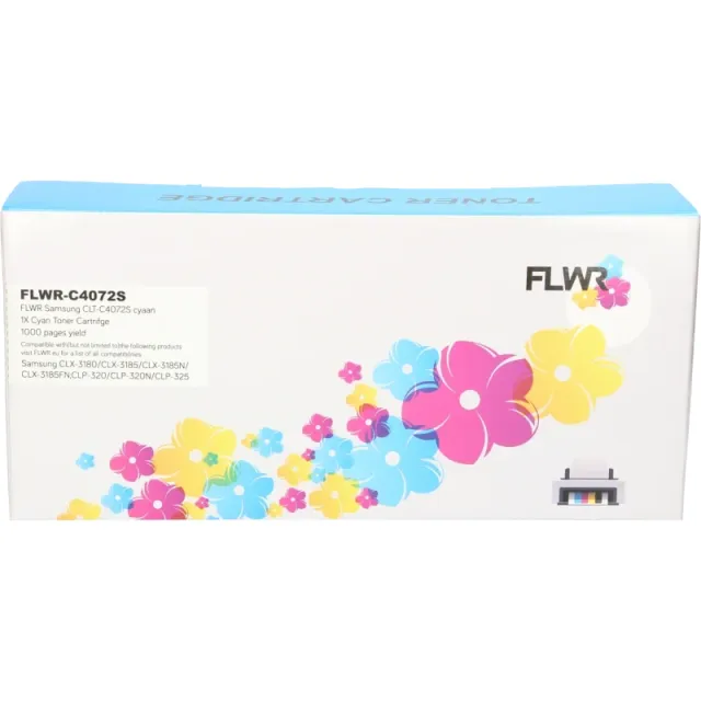 FLWR Samsung CLT-C4072S cyaan (Huismerk (compatible))