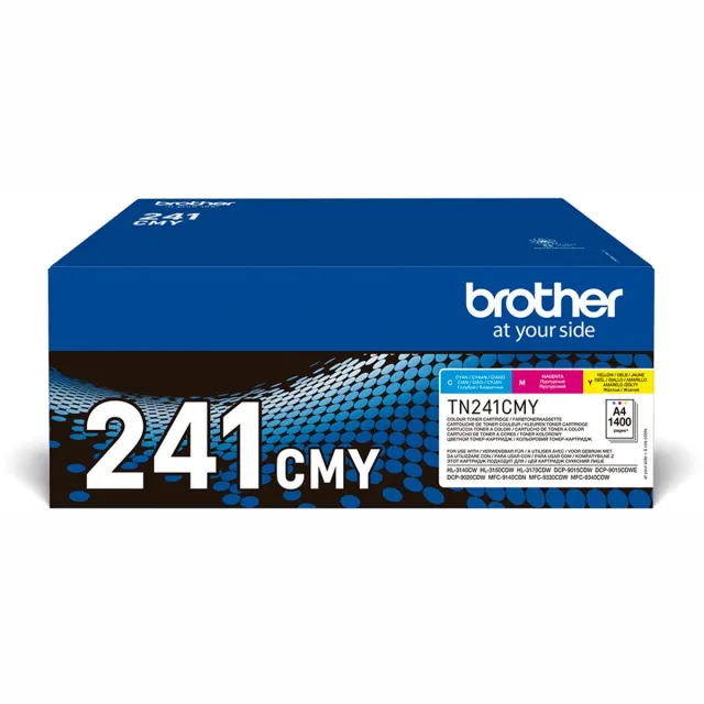 Brother Original Toner Brother TN241CMY Cyaan, Magenta, Geel