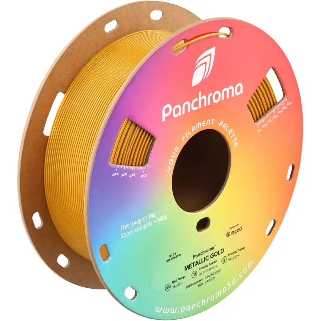 Polymaker Panchroma Metallic GOLD GOUD PLA 3D filament 1,75mm 1kg