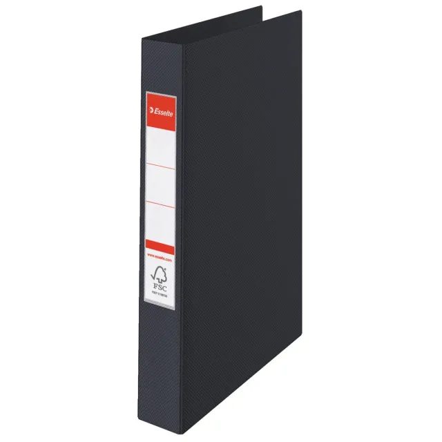 Esselte ringmap PP voor ft A4 rug van 4,2 cm , 23 O-ringen van 19 mm, zwart