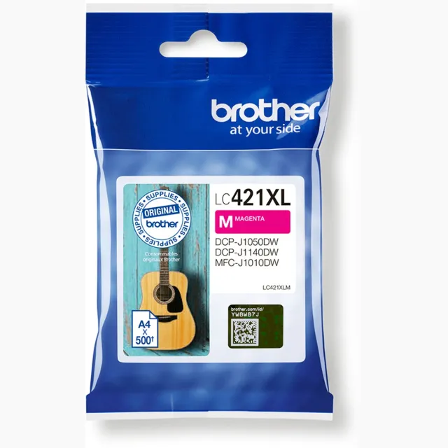 Brother Inktcartridge brother lc-421xlm rood | 1 stuk | 5 stuks