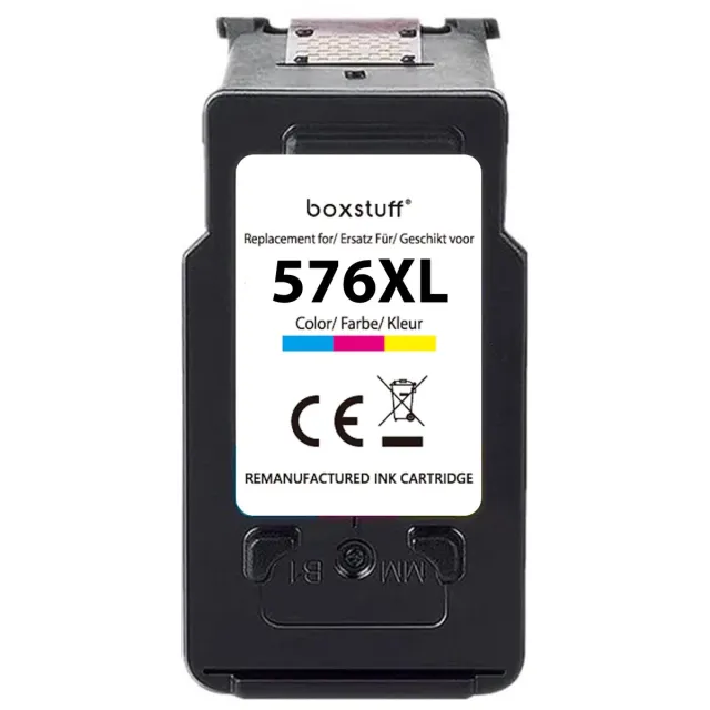 Boxstuff Inkt geschikt voor Canon CL-576 XL – Kleur Cartridge – Voor Canon Pixma TS3550 / TS3551 / TS3650 / TS3651 / TR4750 / TR4751 Printer