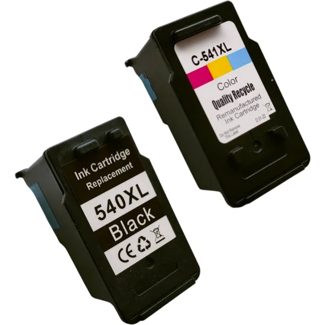 KATRIZ huismerk inkt geschikt voor Canon PG540XL(22ml) + CL541XL(20ml) | Geschikt printer Canon PIXMA MG2150/MG2155 Zwart&Kleur