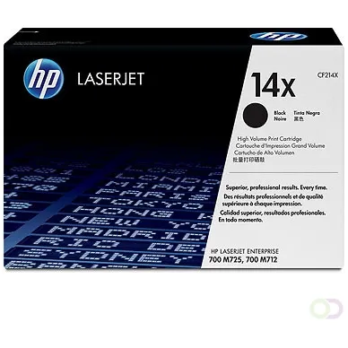 HP Tonercartridge HP CF214X 14X Zwart