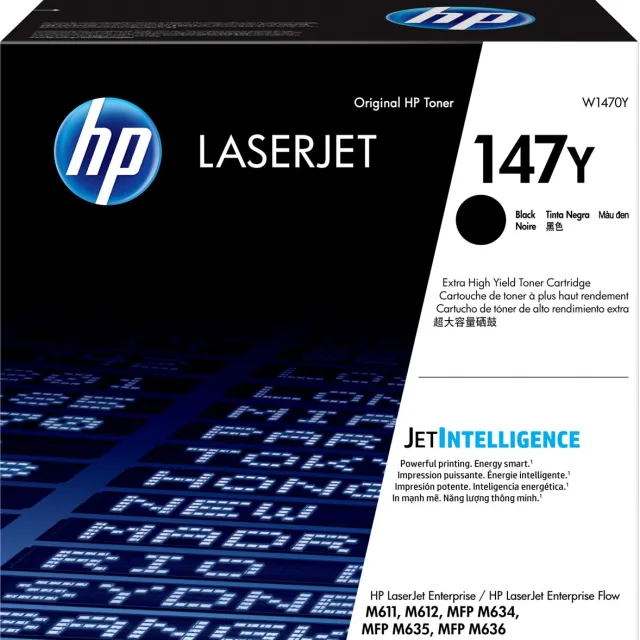 Hp toner 147Y, 42.000 pagina's, OEM W1470Y, zwart
