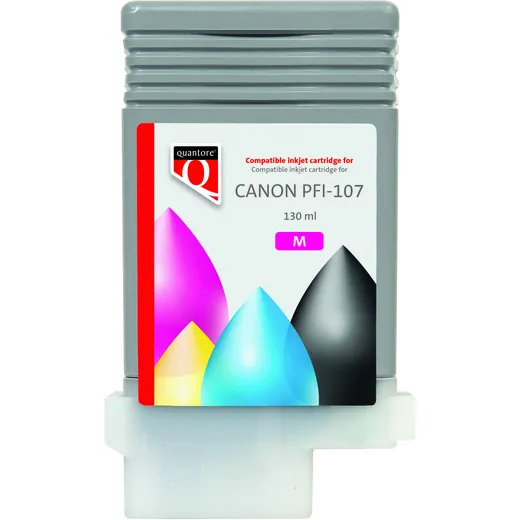 Inktcartridge Quantore Canon PFI-107 rood | 1 stuk, foto 2