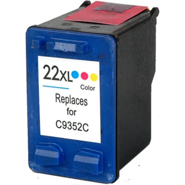 Inktkenners Inktcartridges Geschikt voor HP 22 XL | Geschikt voor HP Deskjet 3940, D1530, F2280, D2360, D2460, Officejet 4315 en PSC 1410 - multipack - Inktpatronen - inkt - inktcartridges TRI-Color (18ml)
