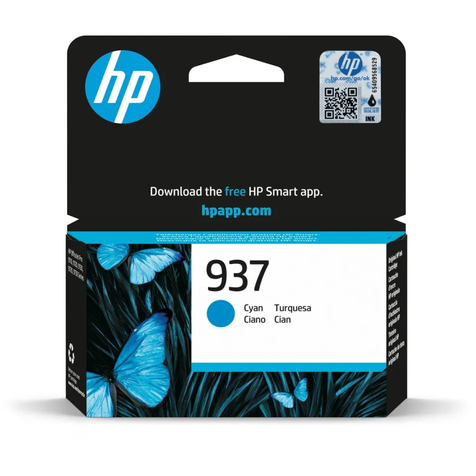 HP 937 inktcartridge cyaan geel