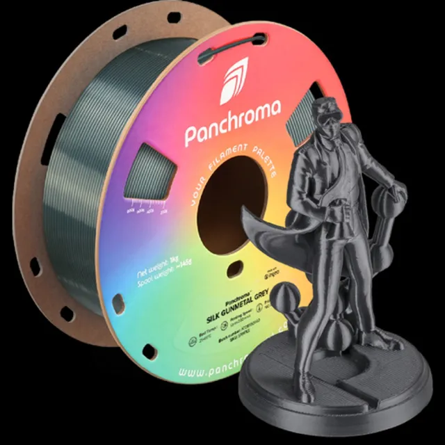 Polymaker Panchroma Silk PLA Gunmetal 1kg 1.75mm
