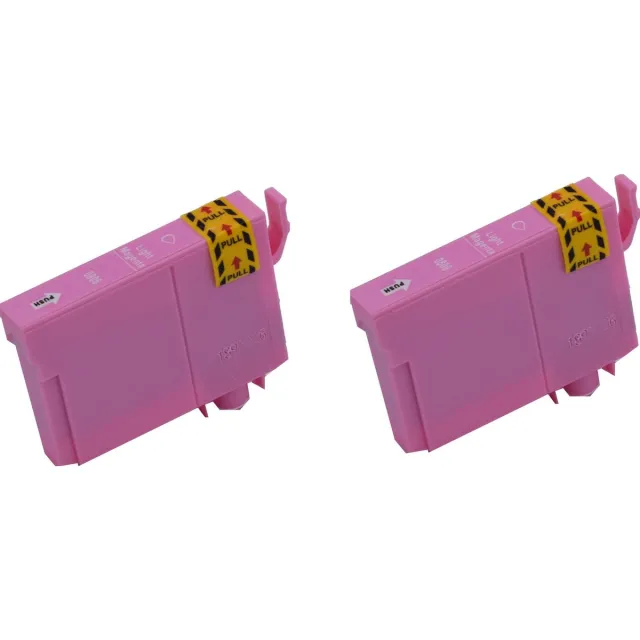 KATRIZ huismerk inkt voor|Epson T0806|12ml | ( 2stuks) - Met chip Licht Magenta
