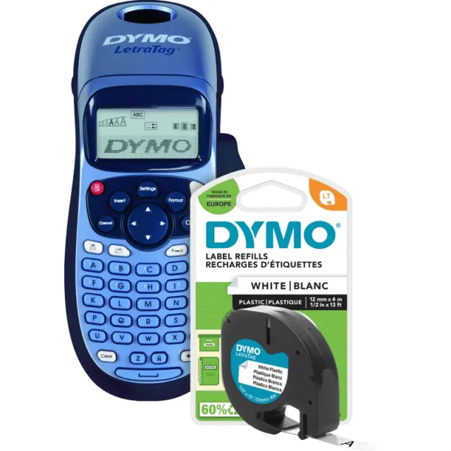 Dymo LetraTag LT-100H + 1 extra label