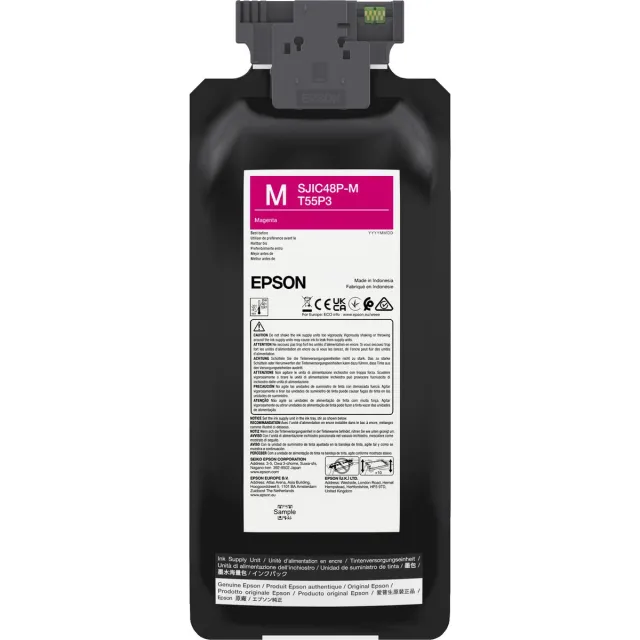 Epson SJIC48P-M inktcartridge 1 stuk(s) Origineel Normaal rendement Magenta