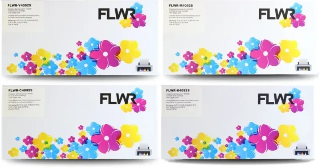 FLWR Samsung P4092C rainbow kit zwart en kleur (Huismerk (remanufactured))
