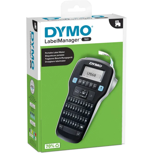 Dymo beletteringsysteem LabelManager 160P, azerty wit