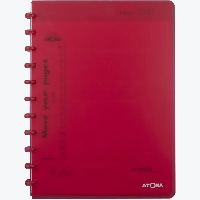 Atoma agenda, ft A4, wit papier, 128 pagina's, 1 week op 2 pagina's, 2027 blauw