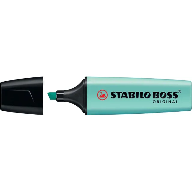 Stabilo BOSS ORIGINAL Pastel markeerstift, turkoois (pastelblauw)
