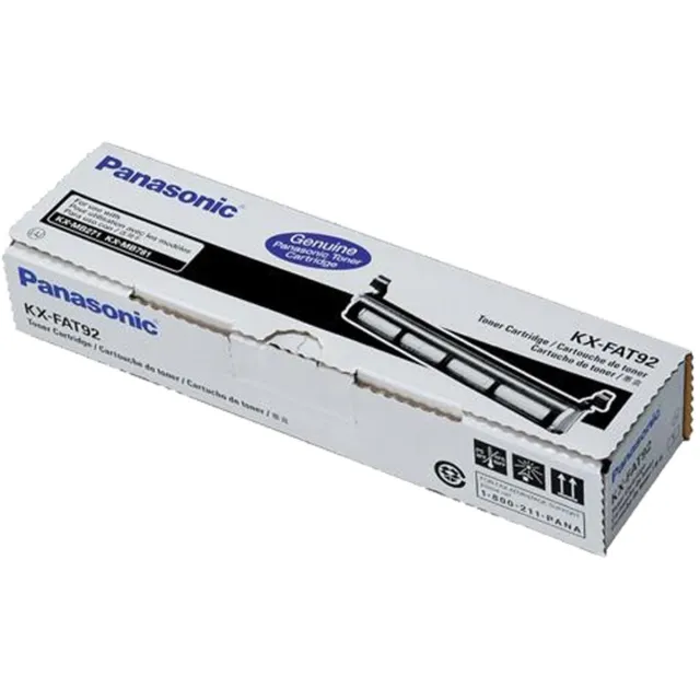 Panasonic Tonercartridge KXFAT92X Zwart