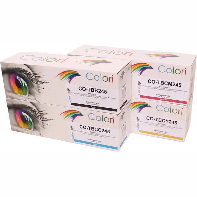 Colori huismerk set 4x toner geschikt voor Brother DCP9015CDW DCP9020CDW HL3140CW HL3150CDN HL3150CDW HL3170CDW MFC9130CW MFC9140CDN MFC9330CDW MFC9340CDW Set 4 kleuren