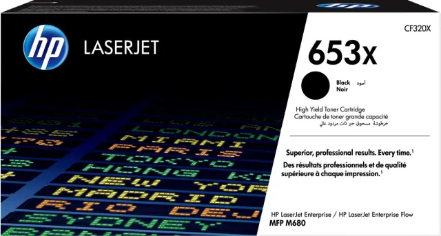 HP 653X - Tonercartridge / Zwart / Hoge Capaciteit