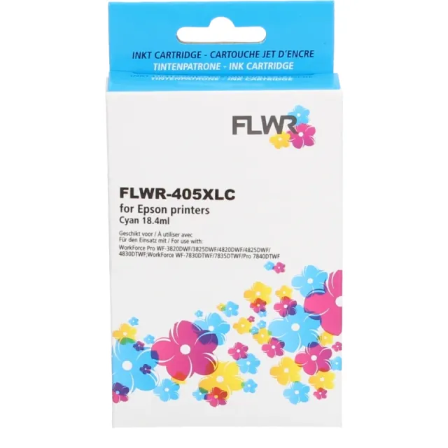 FLWR Epson 405XL cyaan (Huismerk (compatible))
