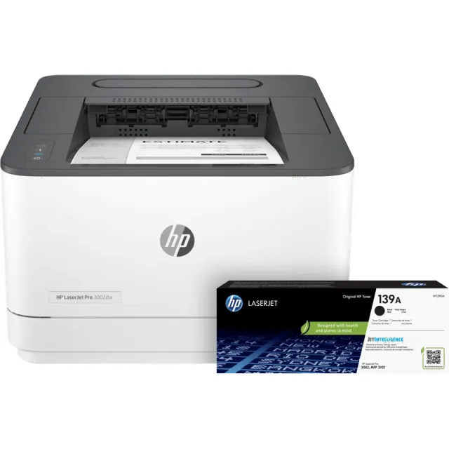 Hp LaserJet Pro 3002dw + 1 extra zwarte toner