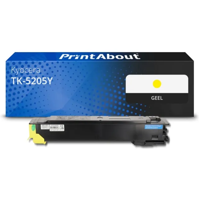 PrintAbout Huismerk Kyocera TK-5205Y Toner Geel