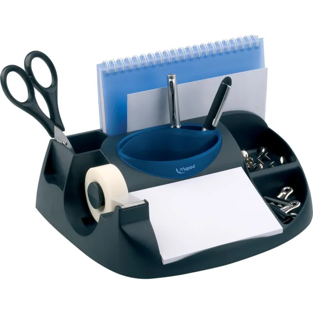 Maped Office Maped bureau organizer Maxi Office Essentials, 4 vakken, zwart/blauw