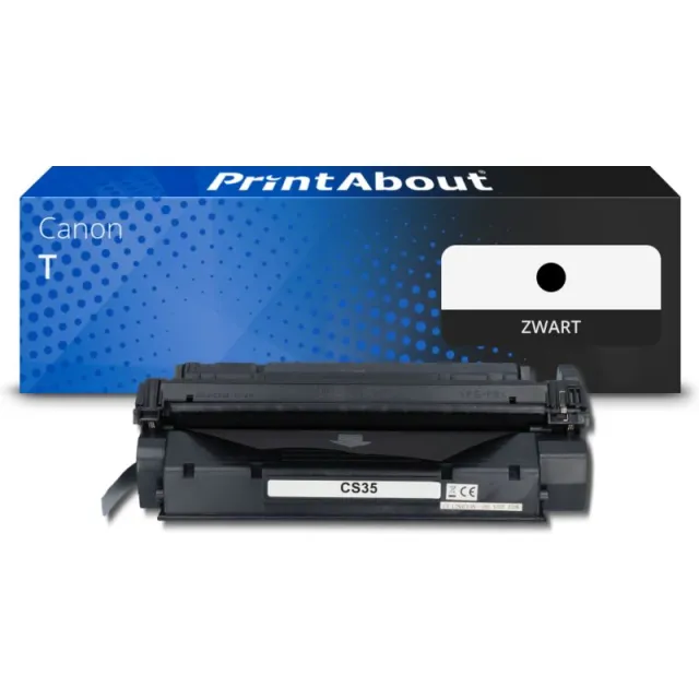 PrintAbout huismerk Toner T Zwart Geschikt voor Canon