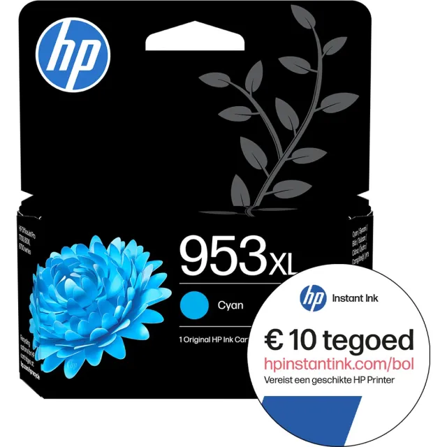 HP 953XL - Inktcartridge - Origineel - Cyaan + Instant Ink tegoed