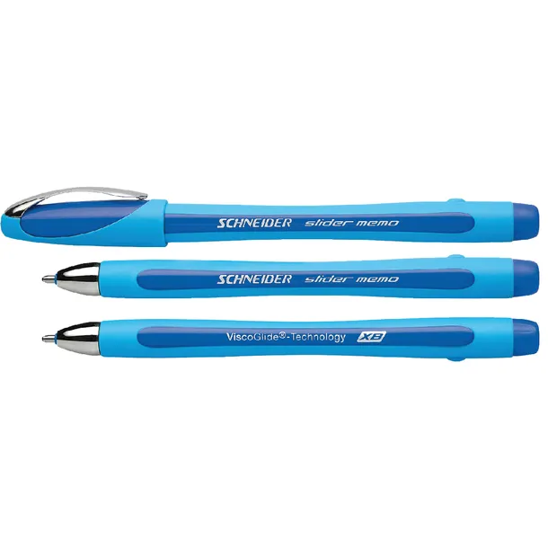Balpen Schneider Slider Memo extra breed blauw