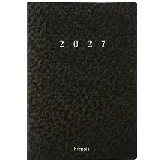 Brepols Agenda 2027 Brepols Essential Urban 7dagen/2pagina's Urban zwart