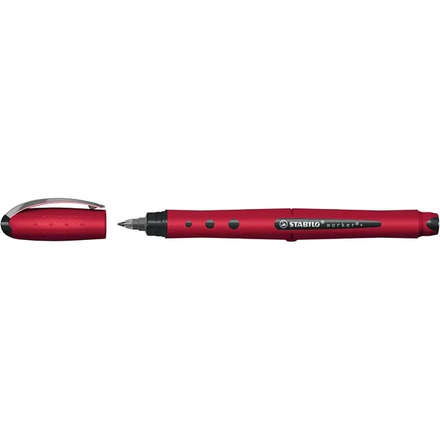 Stabilo Rollerpen STABILO Worker+ Wildflower medium bordeax