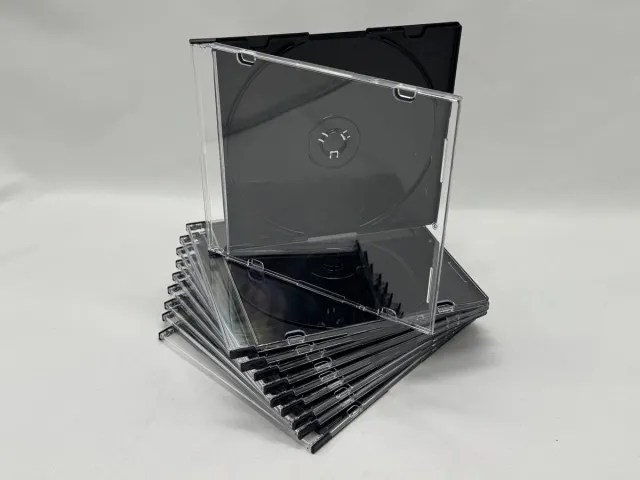 Traxdata Slim Jewel Case CD-doos/DVD-doos Zwart, Pak van 20 ( zonder disk/sans disque )