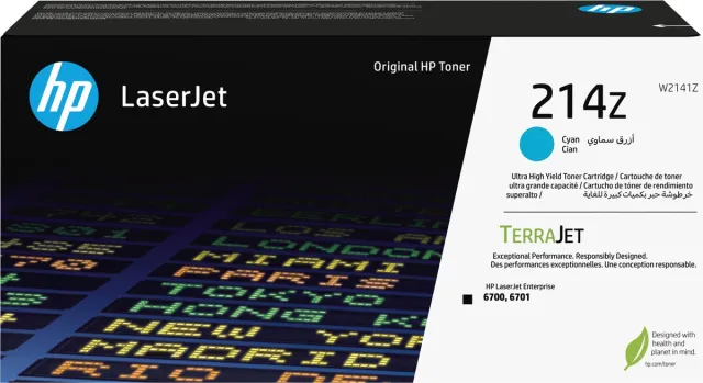 HP 214Z Ultra High Yield Cyan Original LaserJet Toner Cartridge tonercartridge 1 stuk(s) Origineel Cyaan