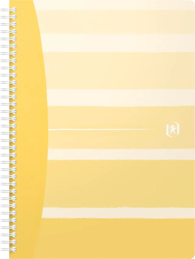 Oxford Iconics spiraalschrift, ft B5, 120 bladzijden, geruit 5 mm, geassorteerde kleuren
