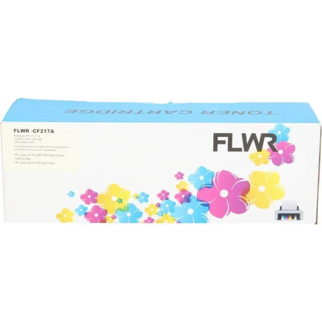 FLWR Toner / 17A / Zwart - Geschikt voor HP