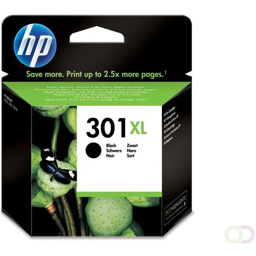 HP 301XL Origineel Zwart 1 stuk(s)