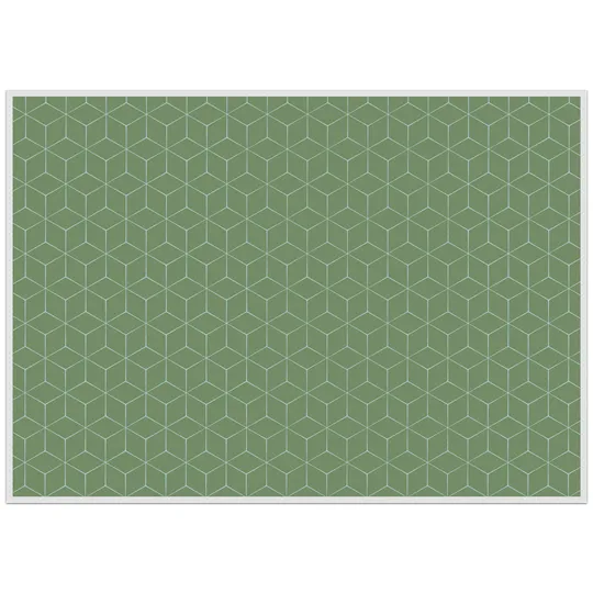 IEZZY horeca en cate Placemat IEZZY hexagon groen 6 stuks