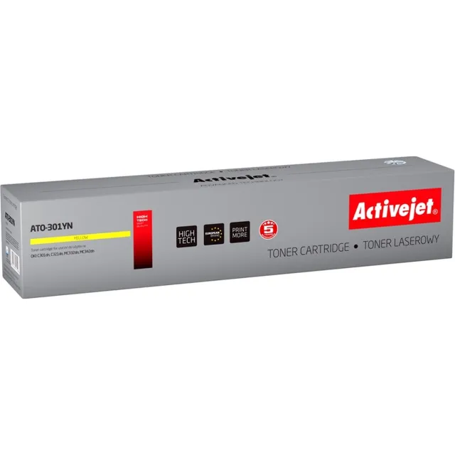 ActiveJet ATO-310CN toner voor OKI-printer; OKI 44469706 Vervanging; Opperste; 2000 pagina's; cyaan. Geel