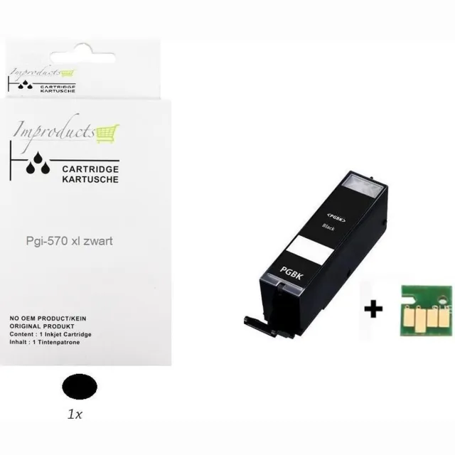 Improducts Inkt cartridges - Alternatief Canon Pgi-570 / pgi570 zwart
