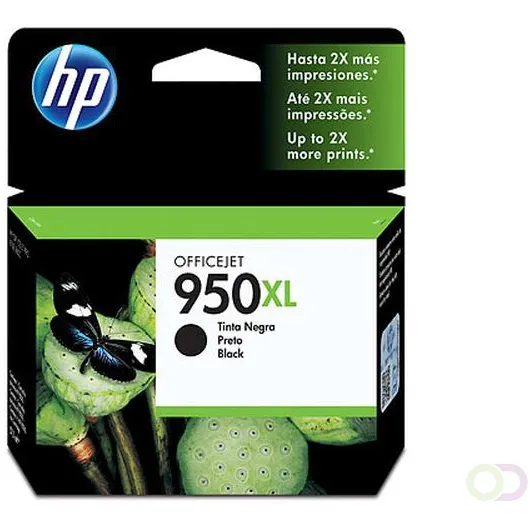 Hp printing & computing 950XL originele ink cartridge zwart high capacity 2.500 paginas 1-pack Blister multi tag Officejet