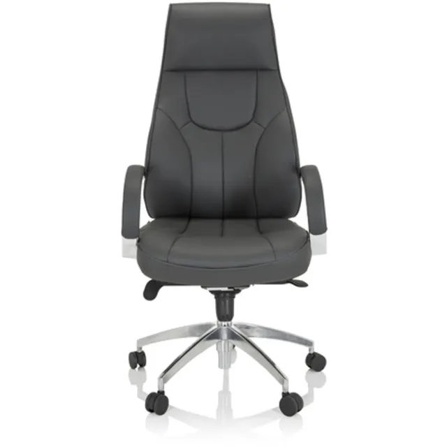 hjh office Bureaustoel / Directiestoel ELEGANCE I Kunstleder grijs hjh OFFICE