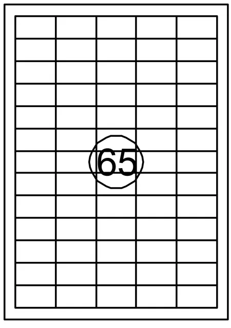 Quantore Etiket Quantore 38x21.2mm 975 stuks