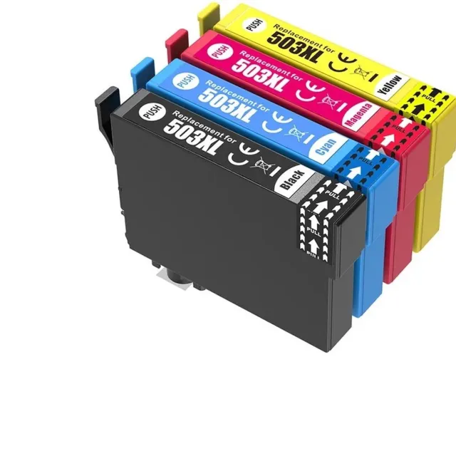 Inktkenners Cartridges Geschikt voor Epson 503 / 503XL - Multipack van 4 stuks | Geschikt voor Epson WorkForce WF-2960 - WF-2960DWF - WF-2965DWF - XP-5200 - XP-5205 - Inkt - cartridge - inktpartronen - inktcartridge Zwart (12ml)