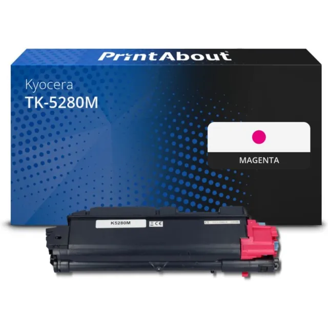 PrintAbout Huismerk Kyocera TK-5280M Toner Magenta