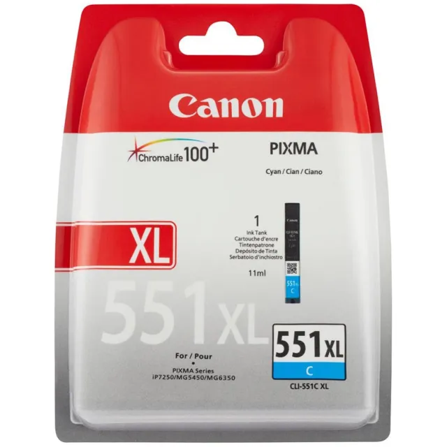 Canon CLI-551C XL inktcartridge cyaan
