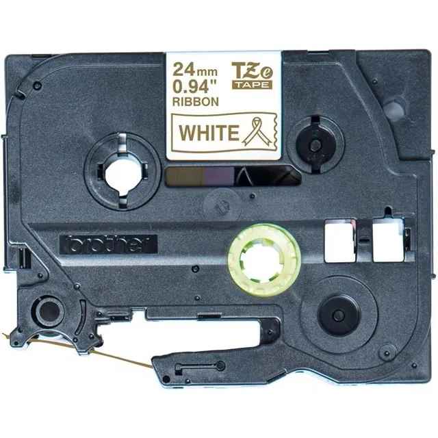 Brother Labeltape Brother P-touch TZe-R254 24mm goud op wit