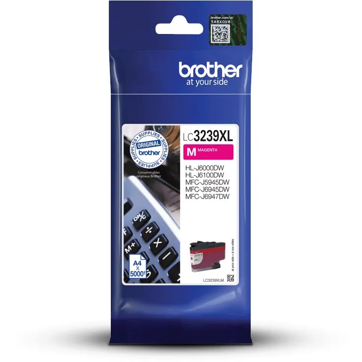 Brother inktcartridge, 5.000 pagina's, OEM LC-3239XLM, magenta
