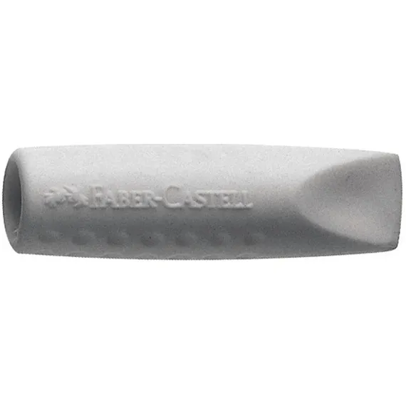 Faber-Castell Gumdop Faber Castell Grip 2001 grijs 2 stuks