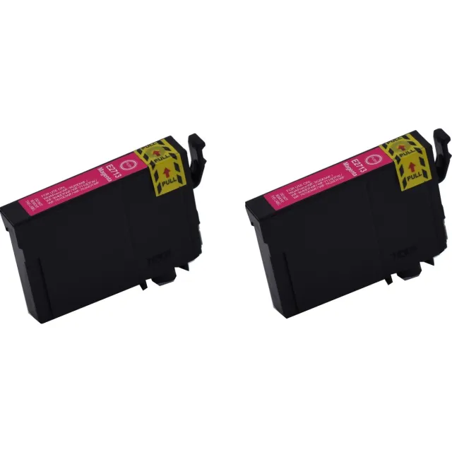 KATRIZ huismerk inkt voor|Epson T27XL M|13ml | ( 2stuks) - Met chip Magenta